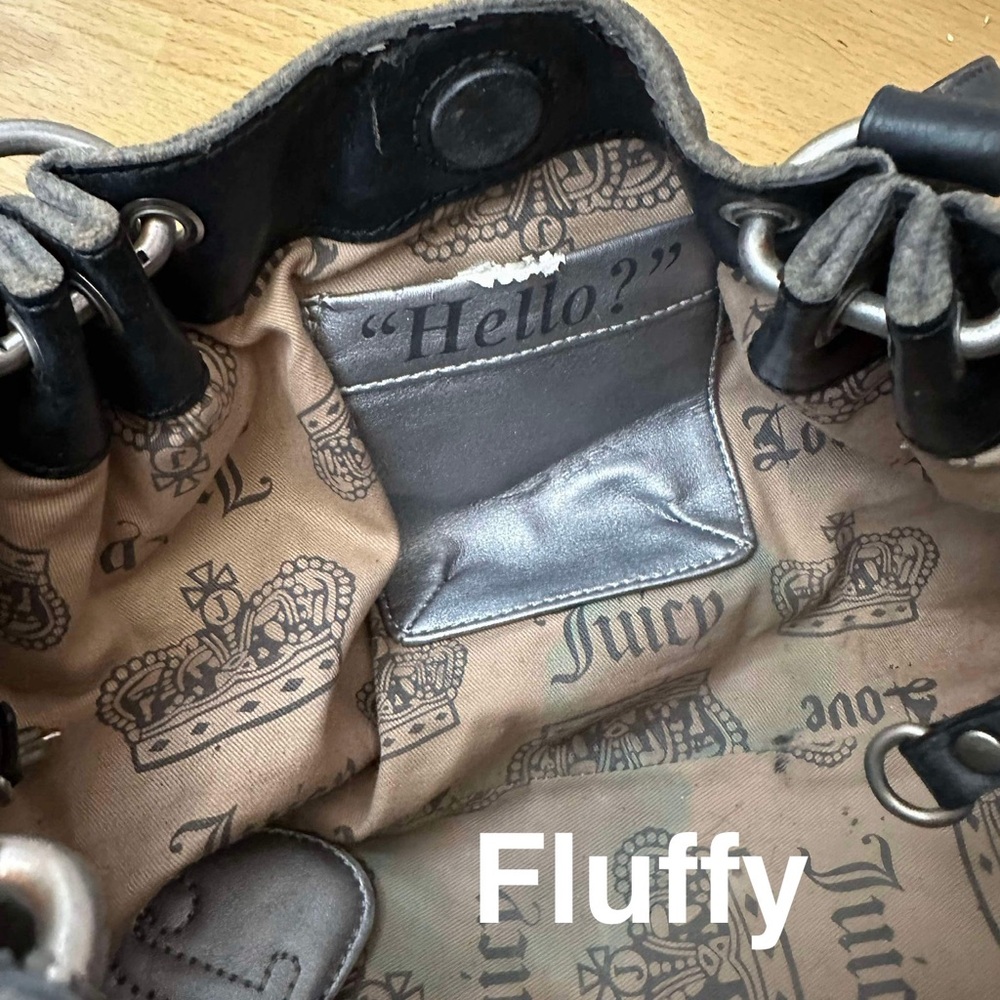 Juicy Couture Gray and Pink Scottie Bags - Picture 9 of 10